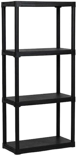Black Bookcase 60x30x133cm