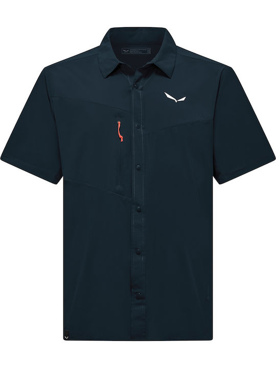 Puez Sportliches Kurzarmshirt Marineblau