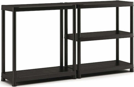 Kunststoff-Aufbewahrungsregal L90 x B60 x H187 cm