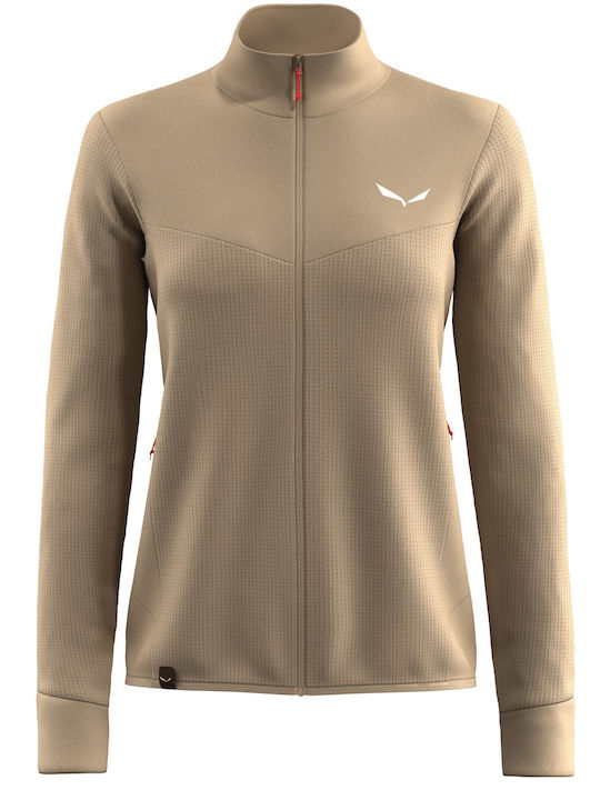 Salewa Puez Fleece Γυναικεία Ζακέτα με Φερμουάρ...