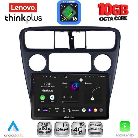 Lenovo Ltm 11181_cpa 9 Zoll Multimedia-Tablet Honda Accord Coupe Mod. 1998–2004