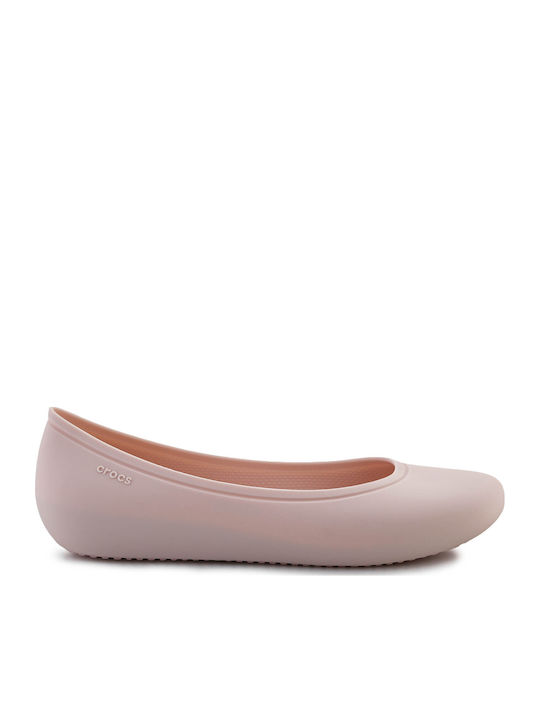 Crocs Brooklyn Flat Women's Ballerina Shoes Pink