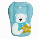 Queen Mother Kinderwagenmatratze Teddy & Star Blau