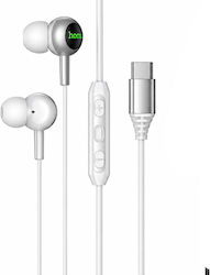 Hoco M120 In-ear Handsfree Earphones with USB-C...