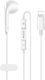 Yesido Yh54 Căști handsfree In-ear cu mufă Lightning Albe