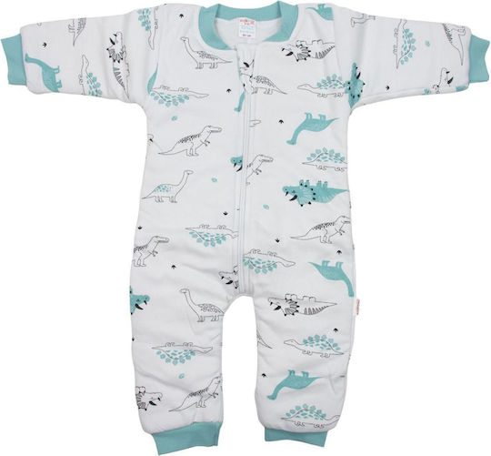 Kamtex Baby Sac de Dormit de Iarnă cu Picioare Verde Mentă