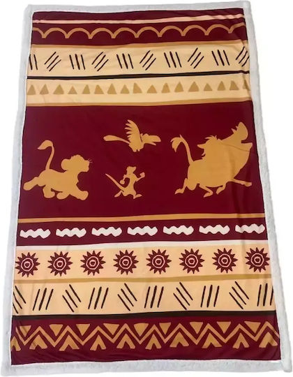 Disney Κουβέρτα Fleece Lion King Hakuna Matata Hakuna Matata 150x100εκ.