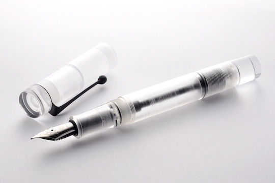 Opus 88 Broad Transparent Fountain Pen with Black Ink