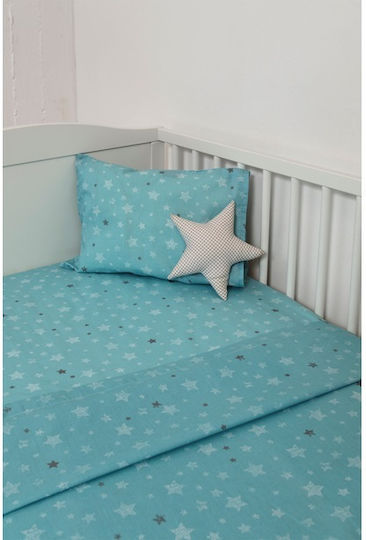 Biokarpet Biokarpet Naf Naf Little Hello Star 304 Blue Σεντόνια Σετ Σετ Σεντόνια Biokarpet Biokarpet Naf Naf Little Hello Star 304 Blue Σεντόνια Σετ Σετ Σεντόνια