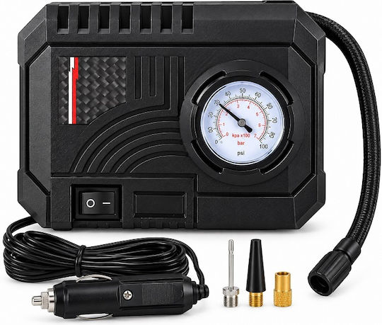Autoreifenpumpe 90 PSI mit Zigarettenanzünderkabel 12 V