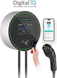 Digital IQ Φορτιστής 22kW με Ενσωματωμένο Καλώδιο 5m Type 2 Digital IQ Φορτιστής 22kW με Ενσωματωμένο Καλώδιο 5m Type 2