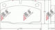 Brake Pads Opel Kadett Corsa Ascona 20939.15.8