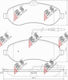 Front Brake Pads Scudo Jumpy 2007 425365