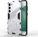 Punk Armor Твърд Калъф със Стойка Бял за Samsung Galaxy S23 Plus 5g