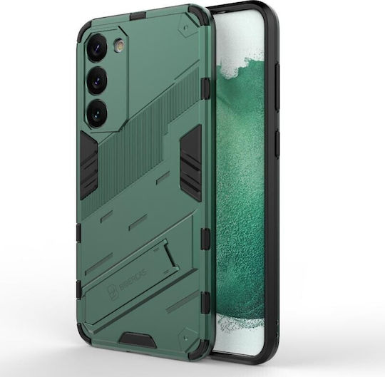 Punk Armor Твърд Калъф със Стойка Зелен за Samsung Galaxy S23 Plus 5g