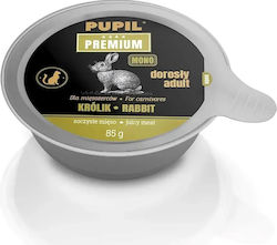 PUPIL PRIME Wet Food for Adult Cats in Tray with Rabbit 85g