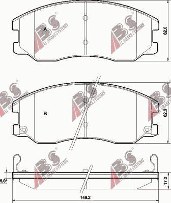 Brake Pads Opel Antara 06 Front 4808861