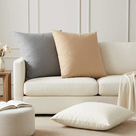 vidaXL Sofakissen Heerlen Grau 70 x 70 cm 928339