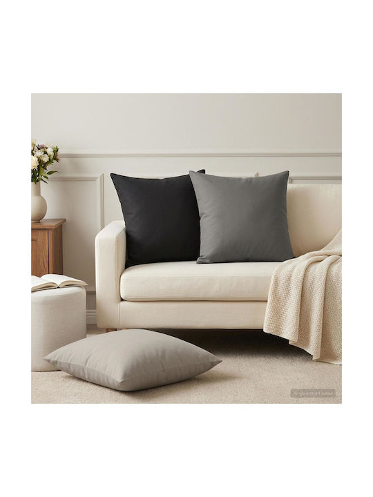 vidaXL Heerlen Sofa Cushion Black 50x50 cm