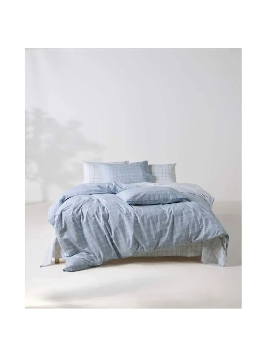 Kentia Loft Cotton Duvet Cover Set 225x245cm Ki...