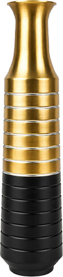 Trends Metallic Black Floor Vase W15.2xH61cm Trends Metallic Black Floor Vase W15.2xH61cm