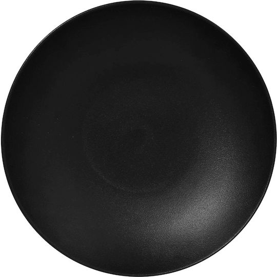 Lumarko Black Porcelain Soup Plate 26cm in Diameter