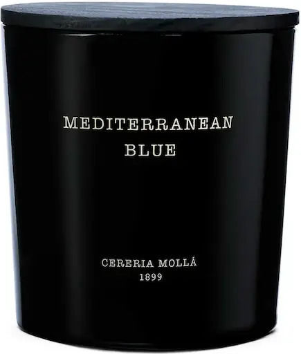 Cereria Molla Duftkerze im Blauen Glas 600 g