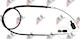 Handbrake Cable Citroen C15 Drums 4745n6