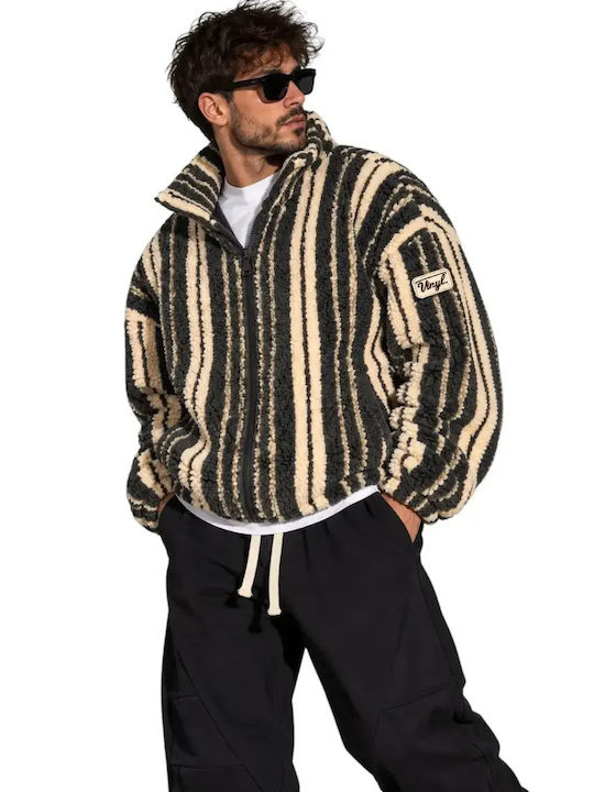 Vinyl Art Clothing Beige Kapuzenjacke Vinyl Art Clothing Beige Kapuzenjacke