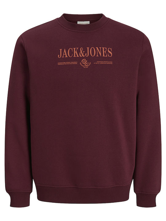 Jack & Jones Jorfrederiksberg Sweatshirt Firebrick