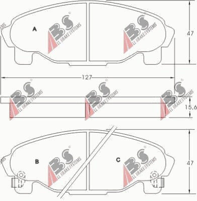 Спирачни Накладки Daihatsu Charade 93-99 21952.15.6
