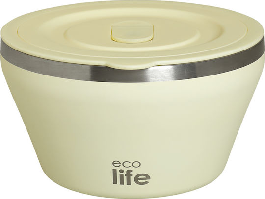Ecolife Θερμός Inox Λευκό 1.18lt