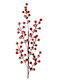Decoris Ramură Decorativă de Crăciun cu Lungimea de 58 cm, Roșie