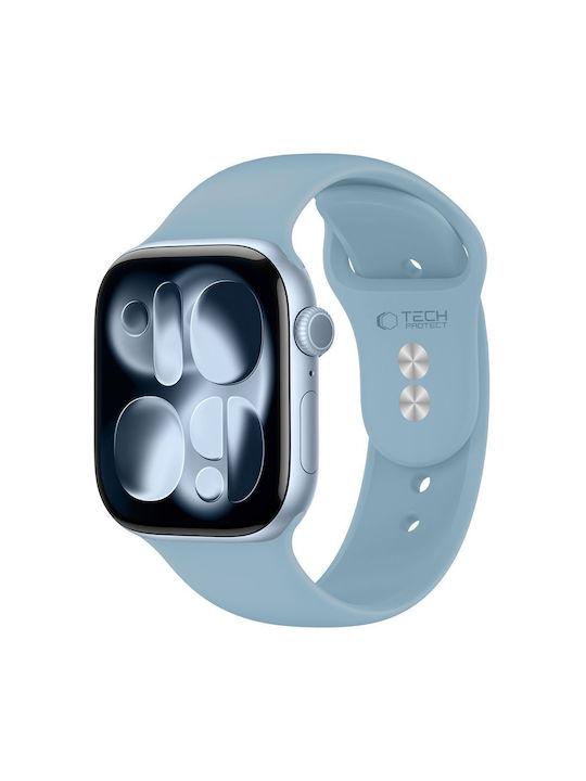 Tech-Protect Λουράκι Σιλικόνης Μπλε (Apple Watch 44/45/46mm/Ultra 49mm)