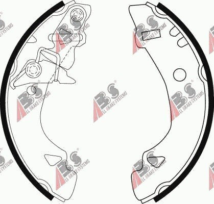 Bremsbacken Fiat Uno 89–95 9945371
