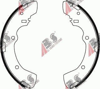 Brake Shoes Mitsubishi L300 86-96 Mb500822