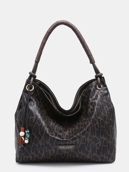 Ellen Damen-Schultertasche Schwarz
