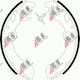 Brake Shoes Suzuki Wagon R+ 98-00 5320070822