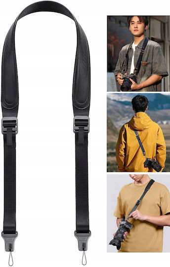 Css1 Anti-Tangle U-Snap Hals- und Schultergurt Für Dslr Bis 60 kg B194 Schwarz