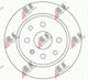 Спирачен диск Opel Calibra 89-98 Заден 569102