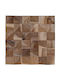 3D Wall Panels Solid Wood with Glue Beige 30x30x2 cm 11 pcs