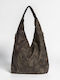 Damen-Schultertasche Khaki