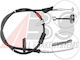 Suzuki Ignis Handbremsseil 00-03 Links 5440278f10