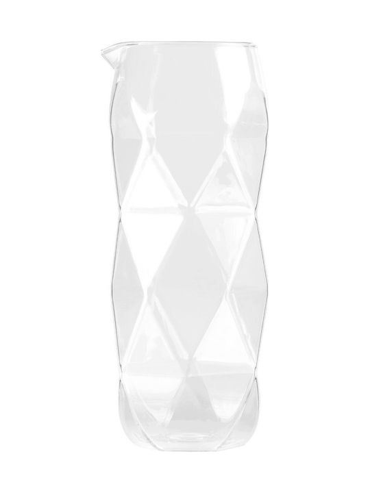 Vialli Design Стъклена гарафа за сервиране със запушалка, прозрачна, 1000 мл