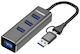 PremiumCord 4-Port USB 3.2 Hub with USB-C / USB-A Connection