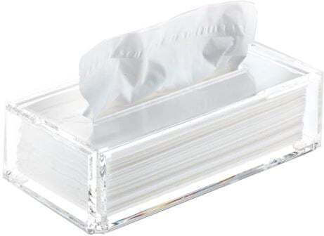 Decor Walther Transparenter Tissue-Halter aus Kunststoff 14x24x7.5cm Decor Walther Transparenter Tissue-Halter aus Kunststoff 14x24x7.5cm