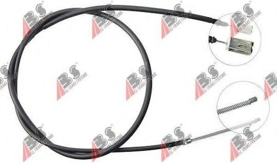 Handbrake Cable Fiat Scudo 95-06 Right Rear 4745f3