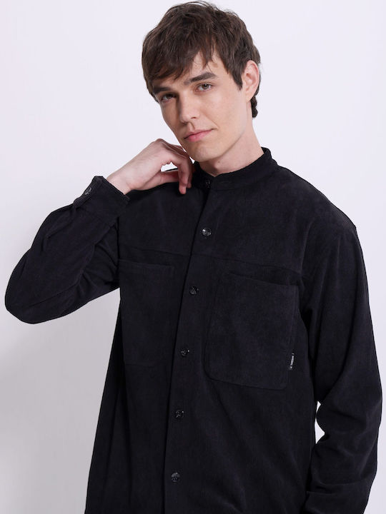 Tresor Long Sleeve Black Shirt