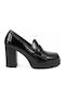Pumps mit Blockabsatz und hohem Absatz Schwarz WI-YL276-27HH-SCHWARZ