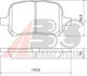 Brake Pads Toyota Camry 96-01 23513.17.0